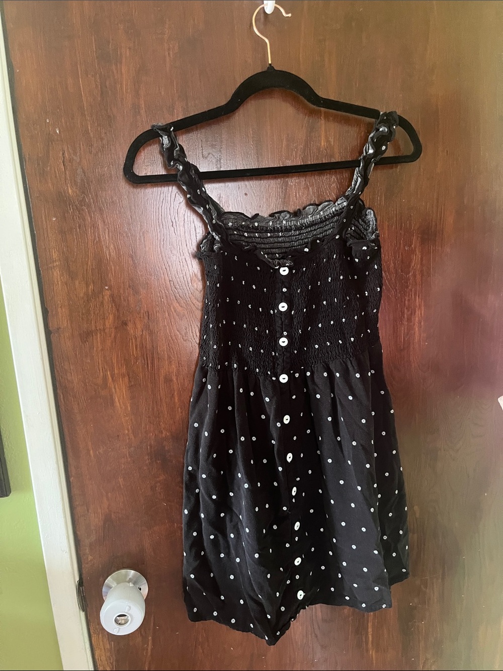 Black Polka dot sundress and